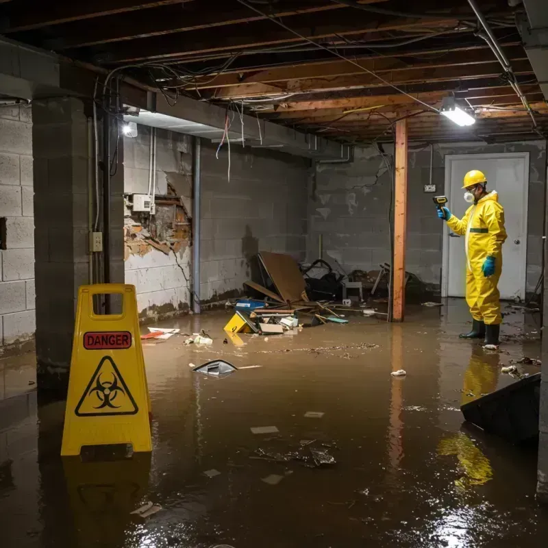 Flooded Basement Electrical Hazard in La Salle, CO Property